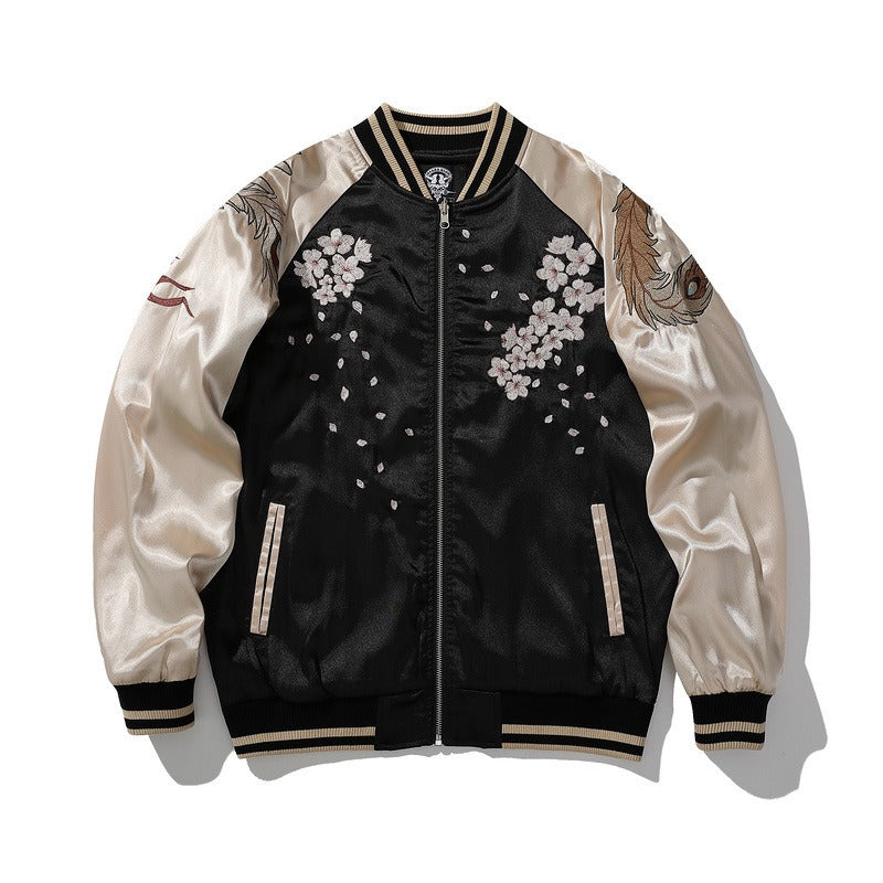 Zhuque Heavy Industry Embroidered Baseball Jacket