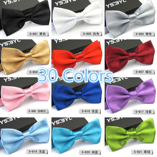 Classic Satin Bow Tie for Men