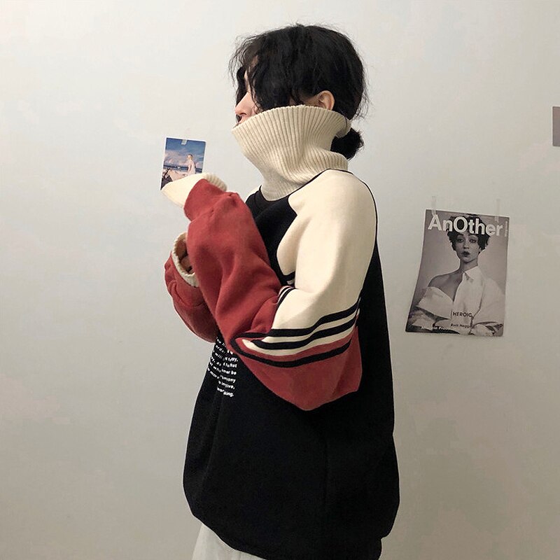 Playful Oversized Hoodie Sweatshirt for Women