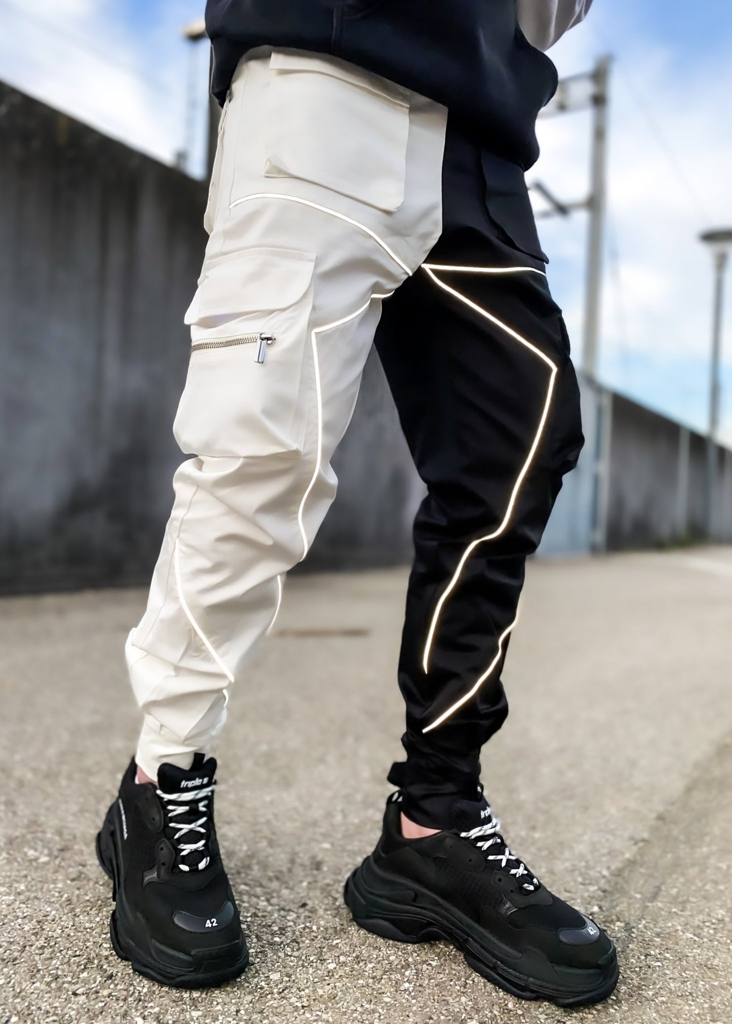 Korean Trendy Multi-Bag Overalls for Men