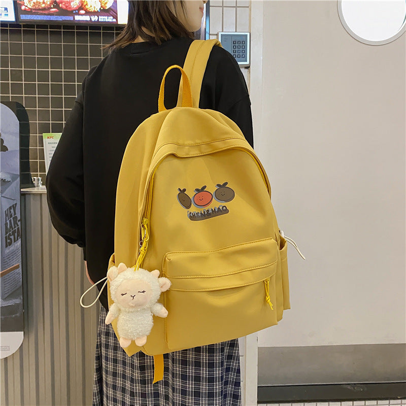 Playful Harajuku Style Girls Lightweight School Backpack