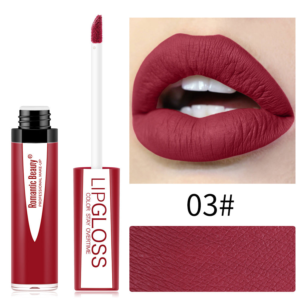 Waterproof Matte Texture Lip Glaze - Harajuku Style