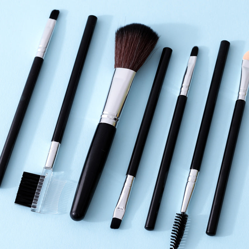 7 Pack Playful Makeup Brush Set for Creative Looks