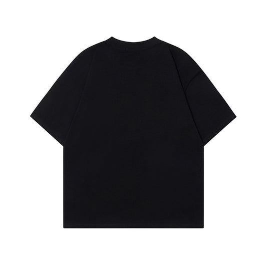 Printed Short Sleeve T-Shirt for Men and Women Oversize Loose Couple Half Sleeve Hip Hop Top