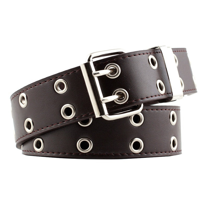 Gothic Punk Style Chain Decorative Eyelet Belt