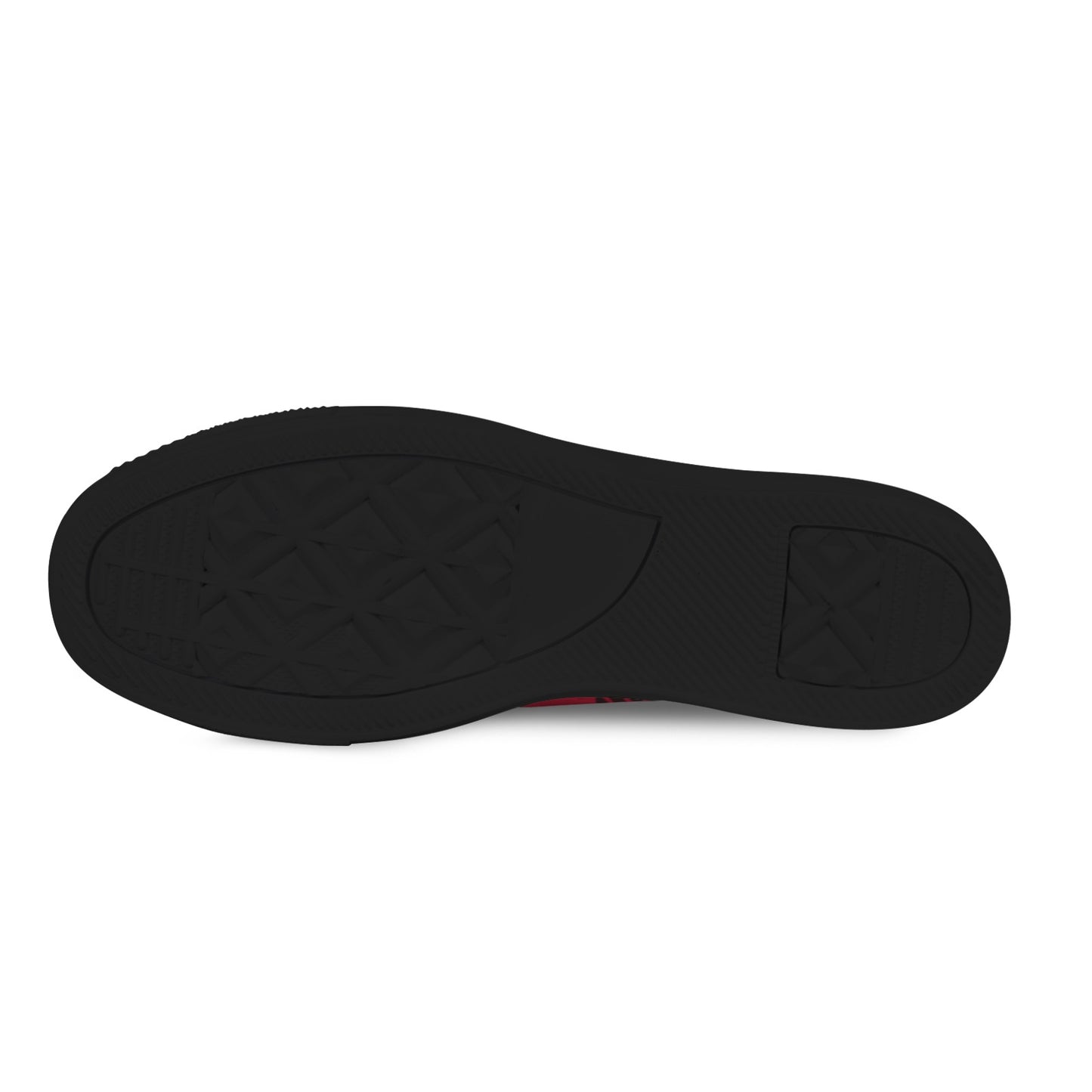 Red and Black Checkerboard Lumberjack Low Top Women's Shoes