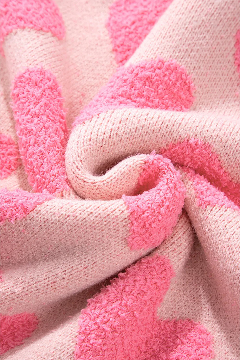Valentine's Day Heart Jacquard Sweater