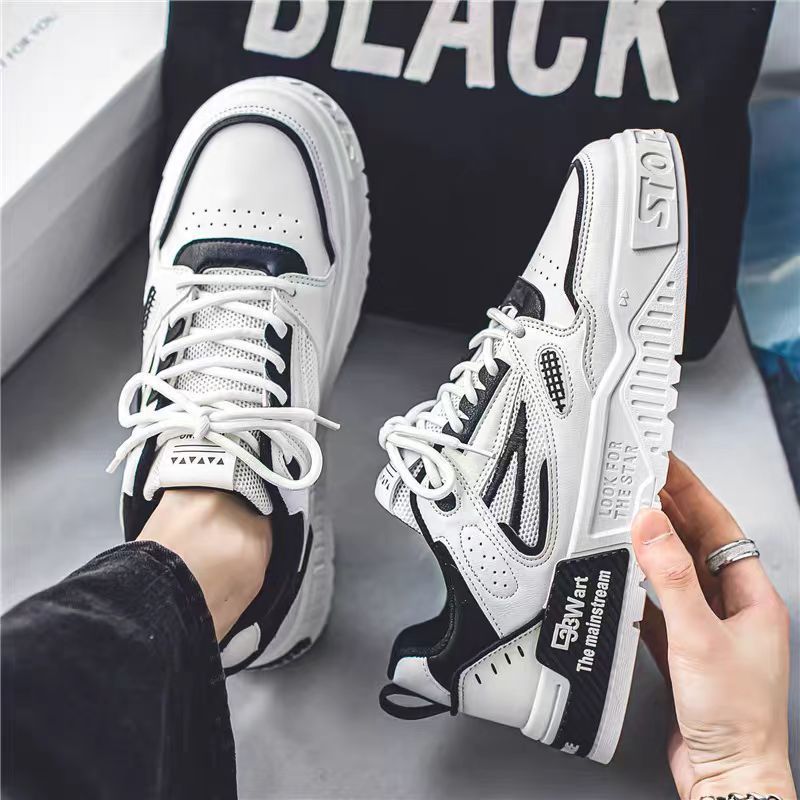 Korean Style Versatile Youth Sports White Board Shoes