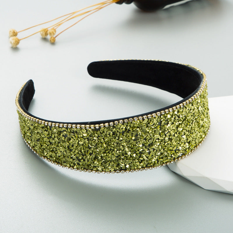 Colored Stone Hair Decoration Headband