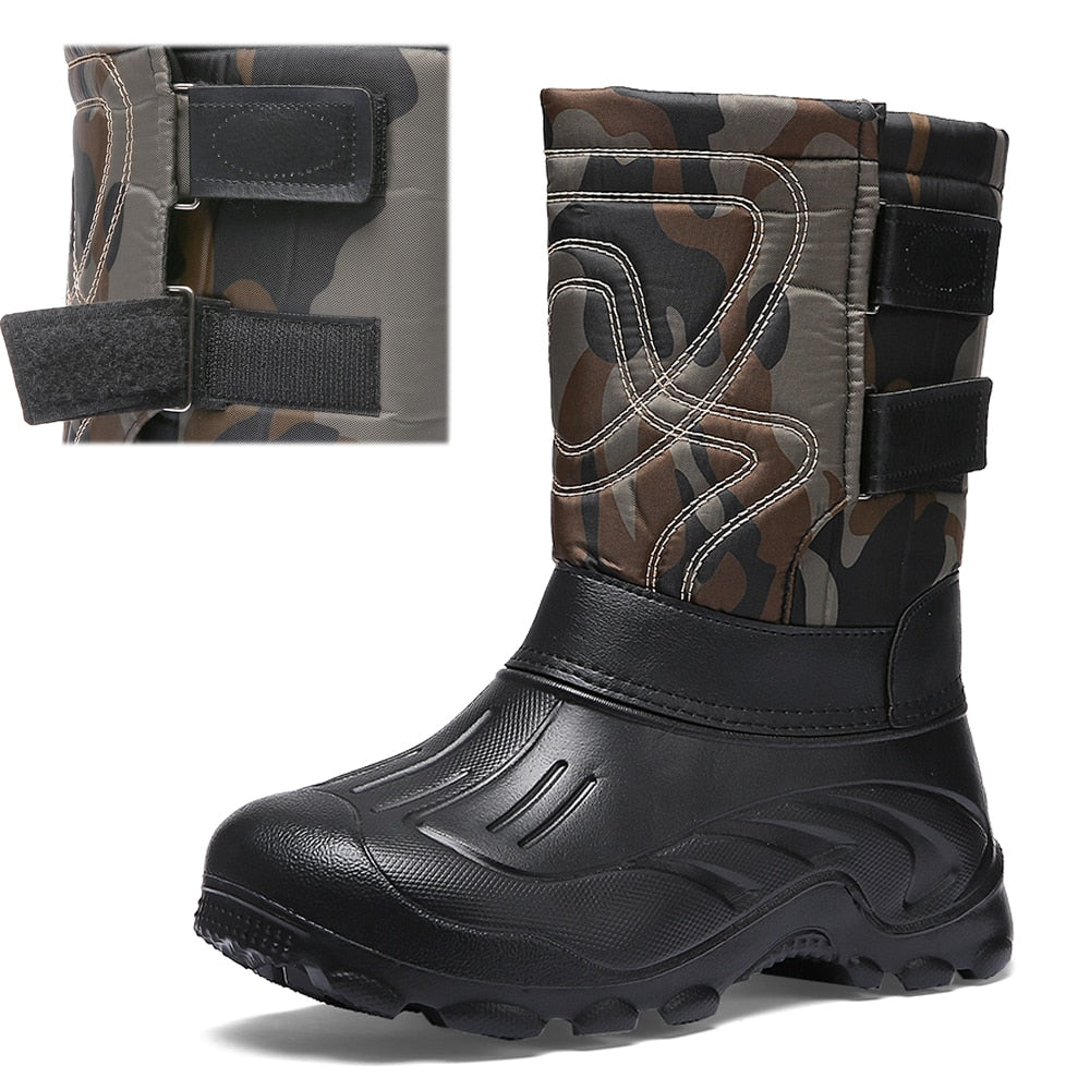 Men's Winter Waterproof Fishing Boots – Outdoor Sneakers