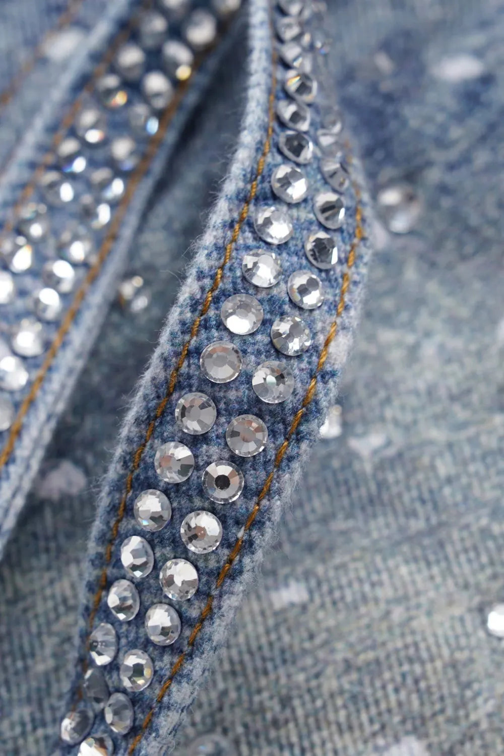 Harajuku Style Washed Loose Wide Leg Printed Jeans