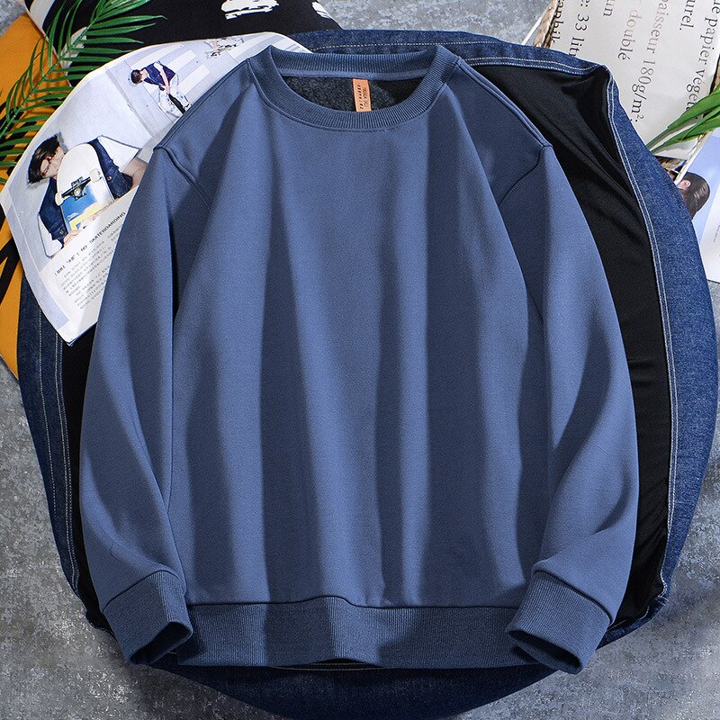 Harajuku Style Men's Casual Hoodie - Multicolor Cotton Fleece