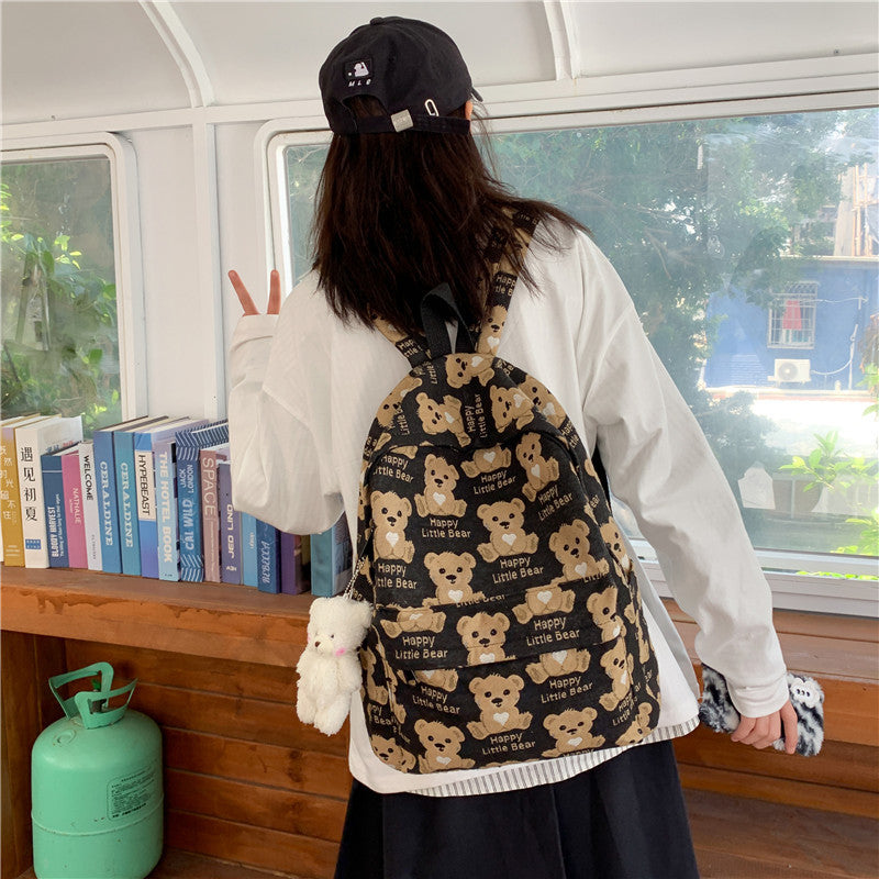 Harajuku Style Large Capacity Casual Backpack for Girls
