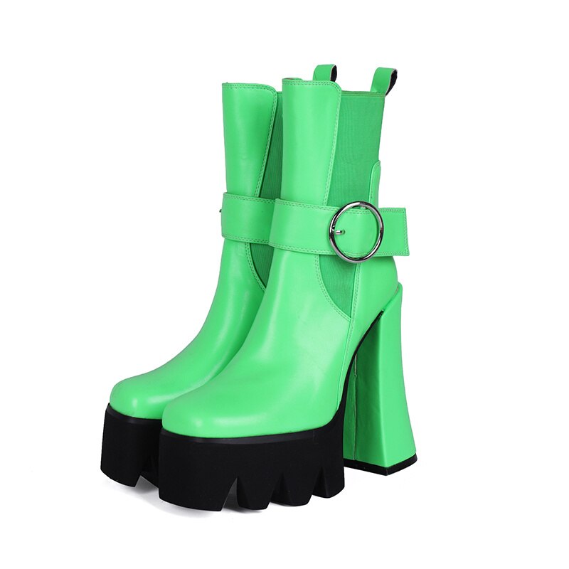 Women's Autumn Short Boots with High Heels