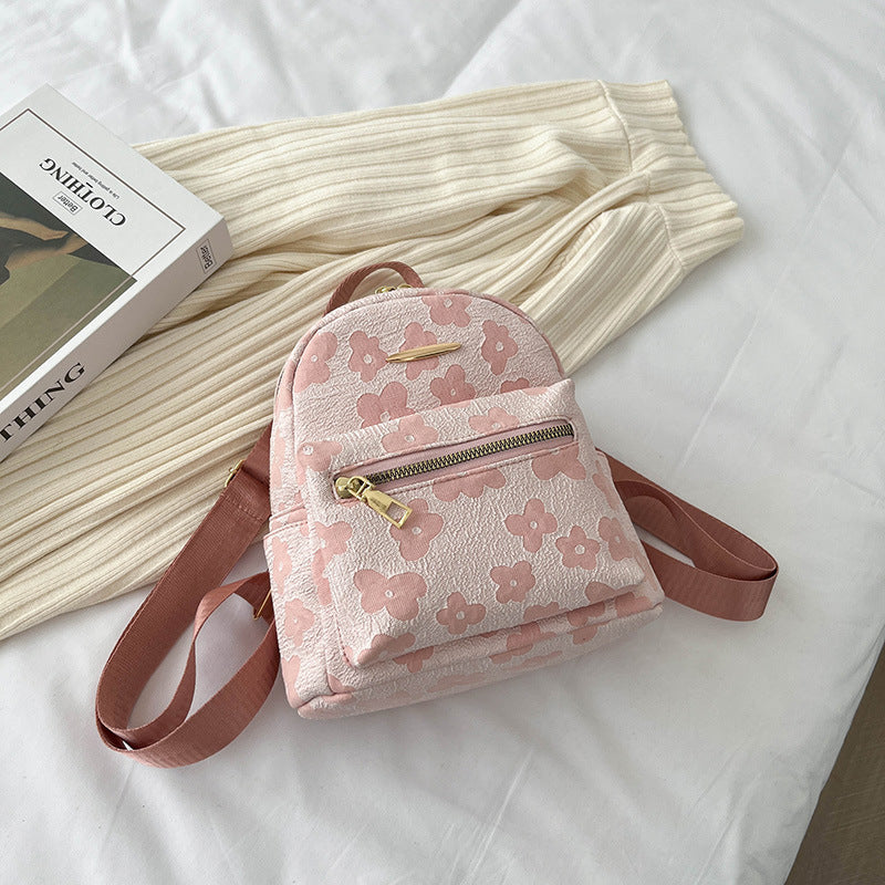 Trendy Printed Backpack for Women - Large Capacity Casual Bag
