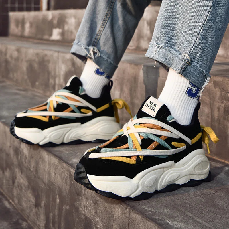 Men's Harajuku Style Casual Sneakers