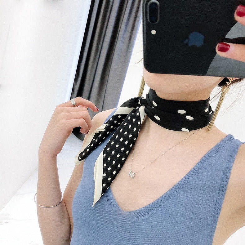 Playful 70 Dot Scarf - Harajuku Style