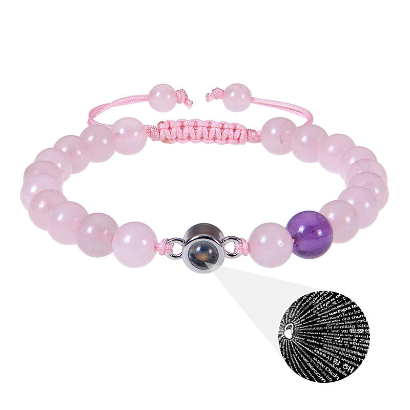 100 Languages I Love You Photo Projection Bracelet
