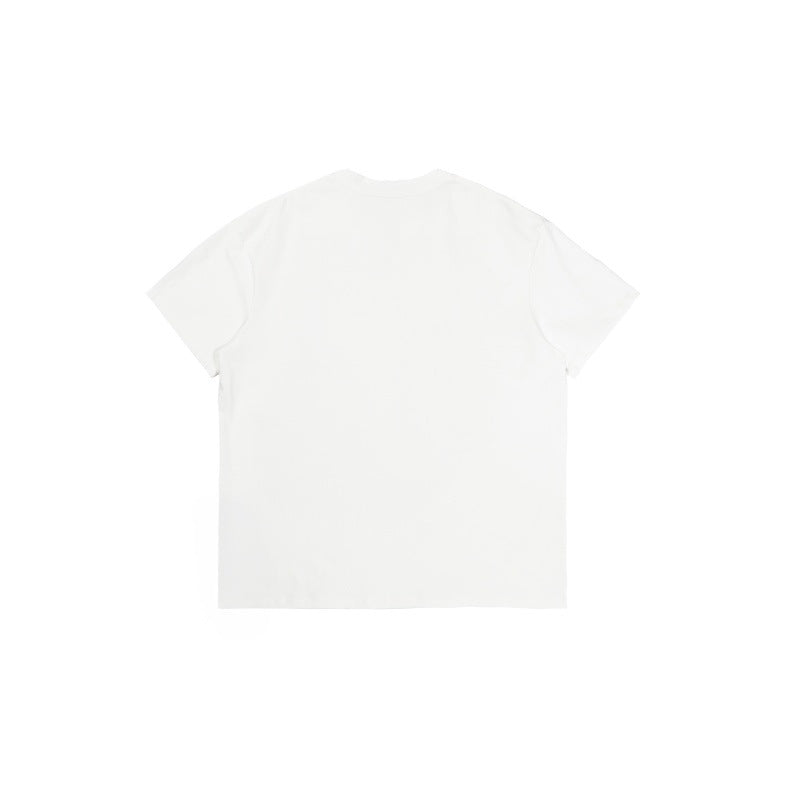 Playful Letter Printing Loose Fit Short Sleeve Tee