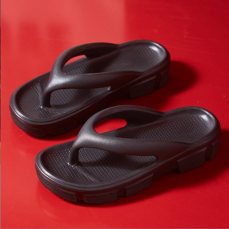 Custom Wedge Slippers - Soft Non-Slip Beach Flip-Flops