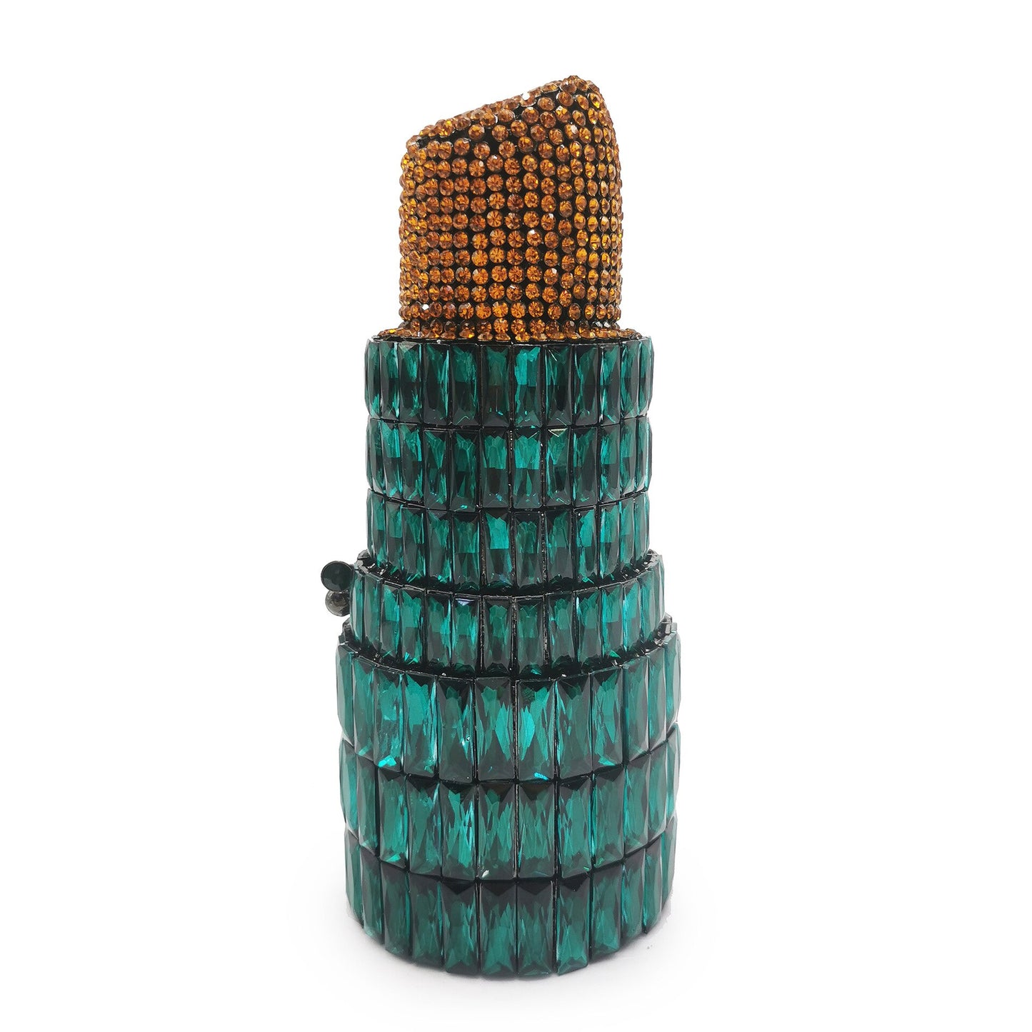 Playful Diamond 3D Lipstick Clutch Purse