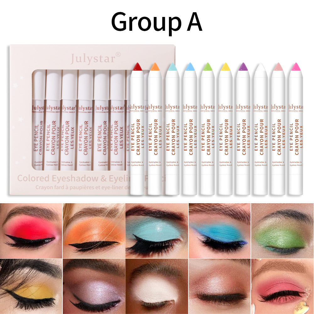 Matte Green Eye Shadow Stick - Beauty Gel Pen Set