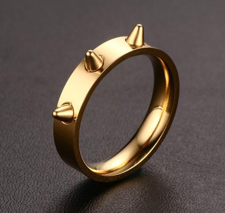 Harajuku Cone Ear Punk Rings - Bold Stainless Steel Jewelry