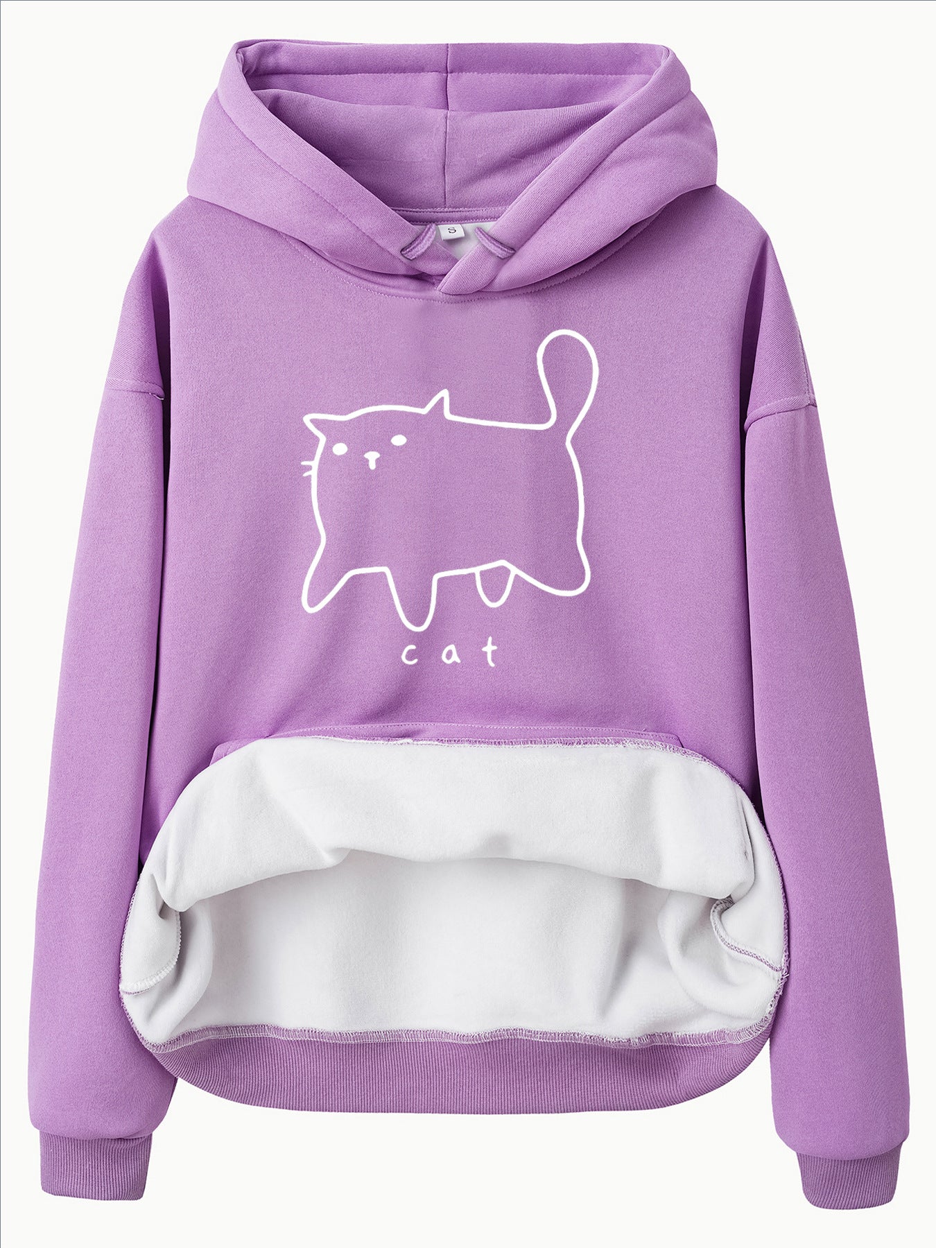 Hooded Thick Flannel Hoodie