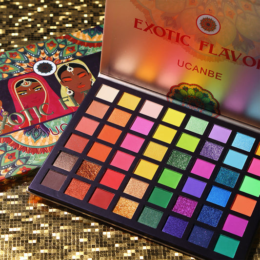 48 Colors Harajuku Exotic Eyeshadow Palette - Shimmer & Matte