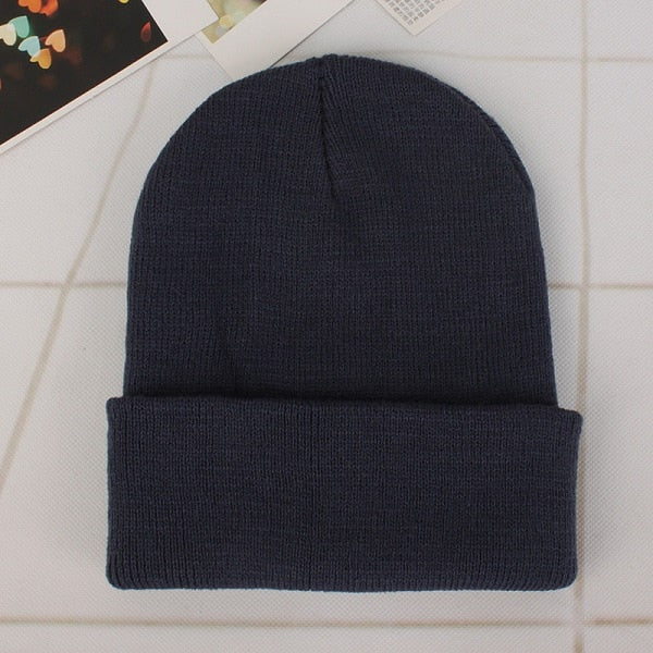 Cute Knitted Beanie Hat for Women - Harajuku Style Cap