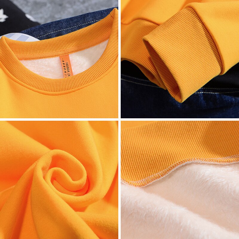 Harajuku Style Men's Casual Hoodie - Multicolor Cotton Fleece
