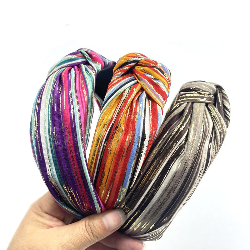 Retro Ethnic Knotted Headband