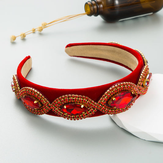 Super Flash Rhinestone Baroque Headband