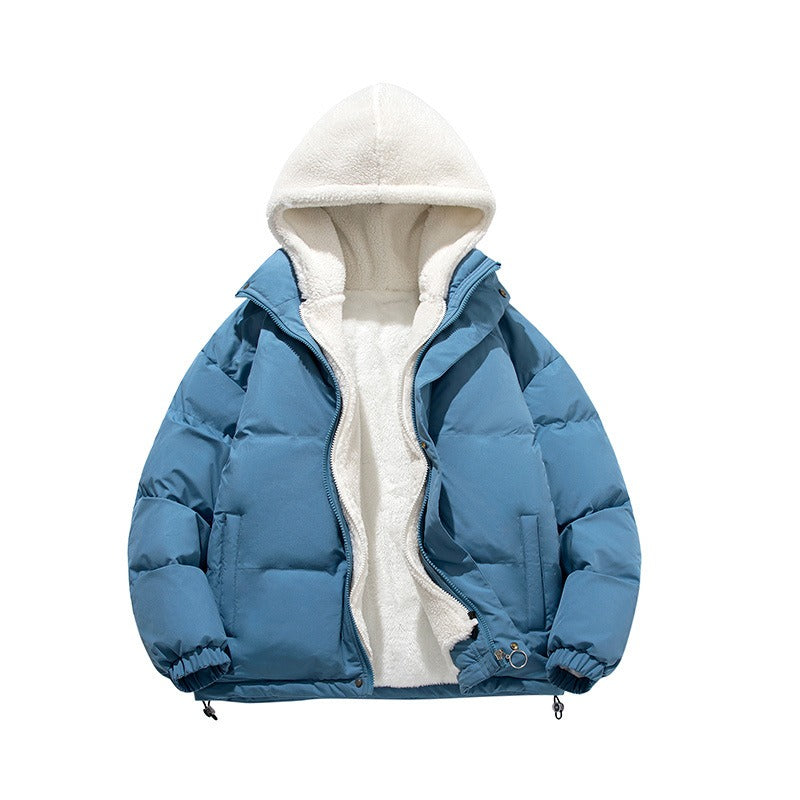 Men's Harajuku Style Hooded Cotton Jacket