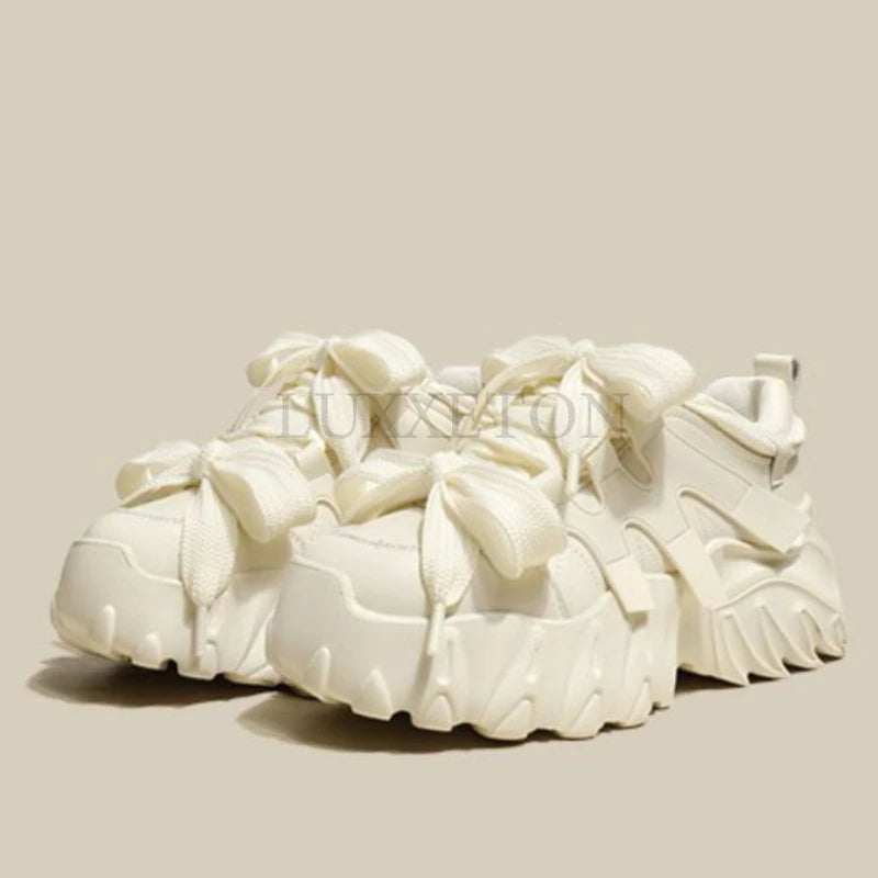 Harajuku Style Women’s Platform Sneakers – Lightweight & Breathable
