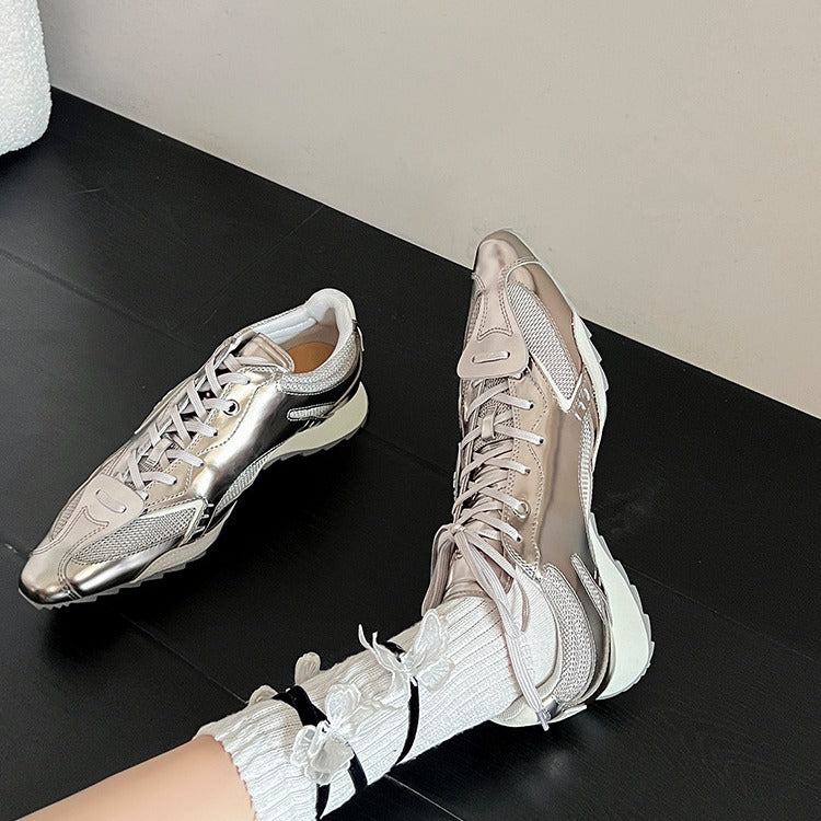 Asymmetric Tongue Boxing Shoes for Women
