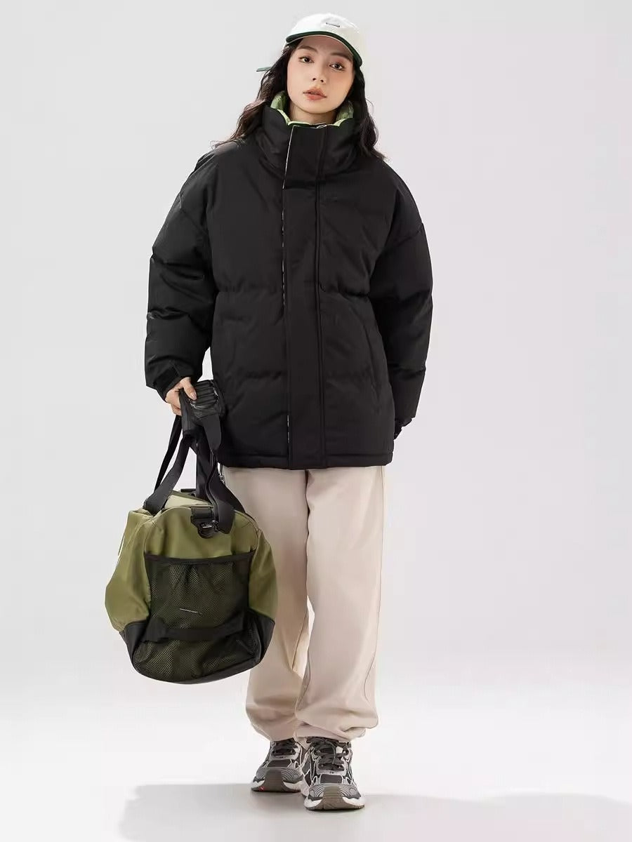 Korean Style Thick Cotton Cardigan - Harajuku Fashion