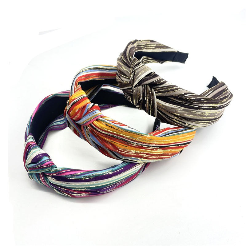 Retro Ethnic Knotted Headband