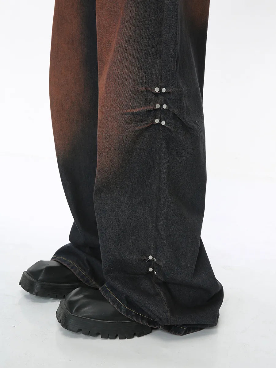 Stylish Wide Leg Jeans with Pockets