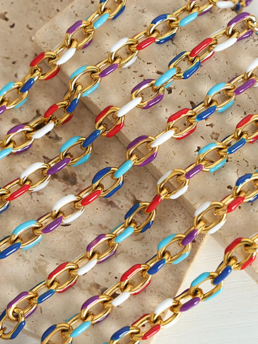 Niche Dripping Oil Necklace - Titanium Steel Jewelry