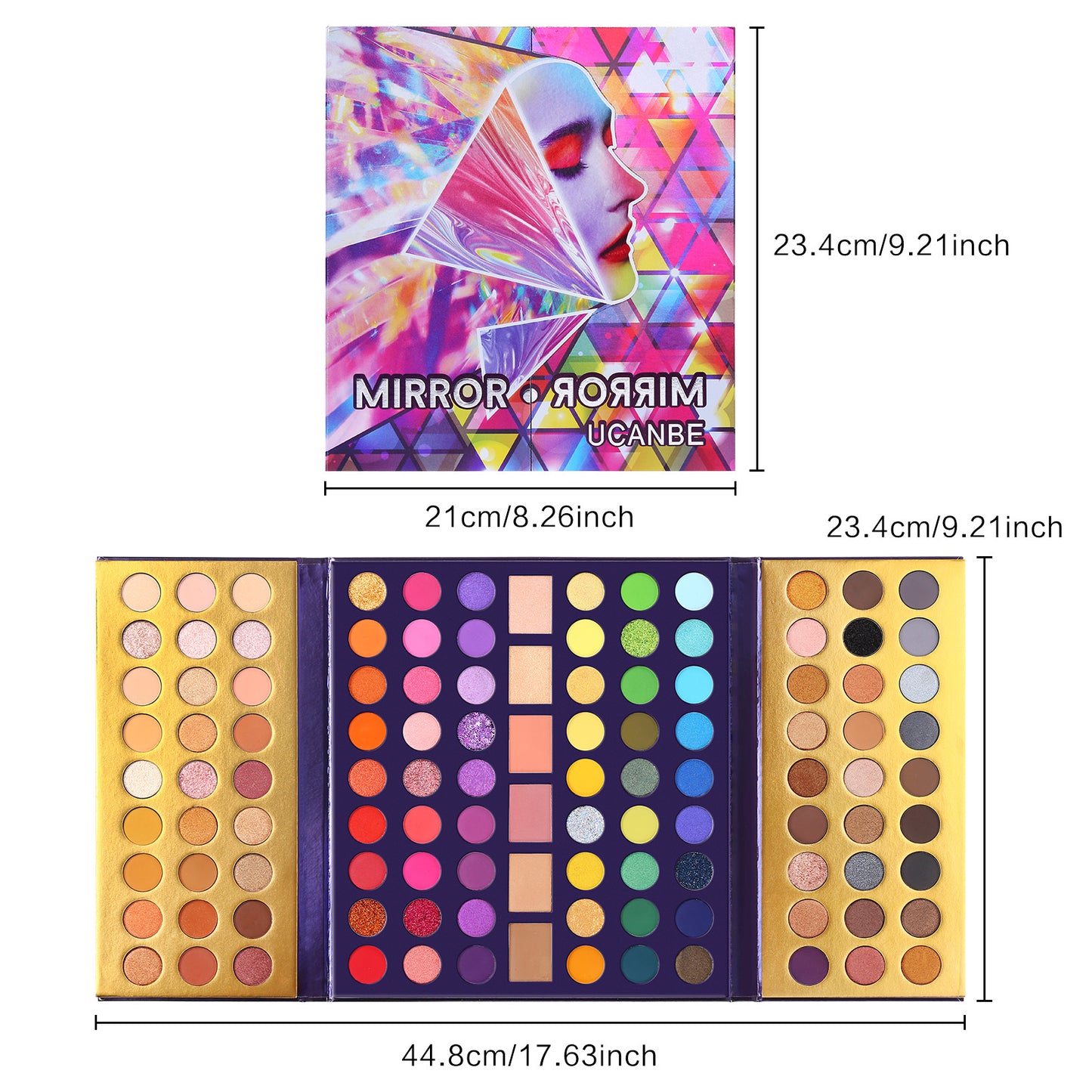 114-Color Magic Eye Shadow Palette - Harajuku Style