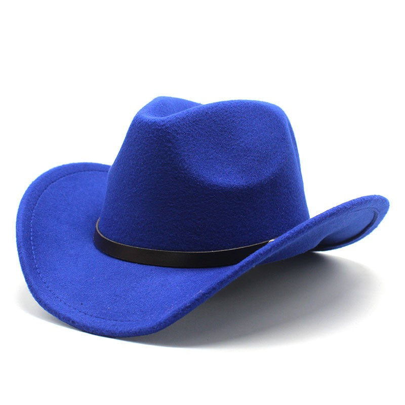 Harajuku Denim Hat – Stylish Western Inspired Felt Hat for All