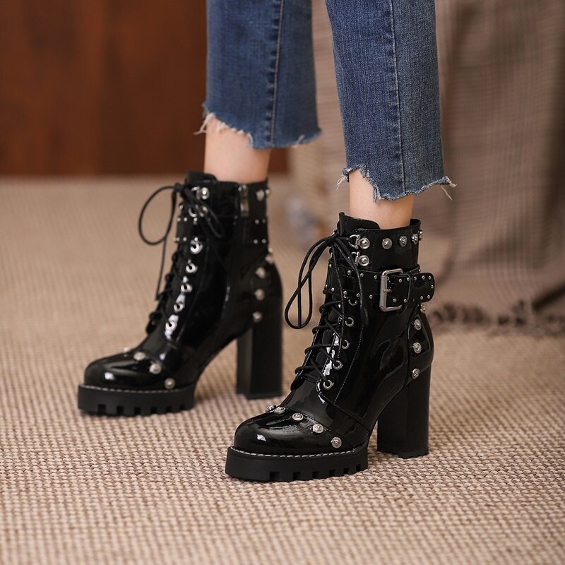 Genuine Leather Harajuku Style Women's Boots