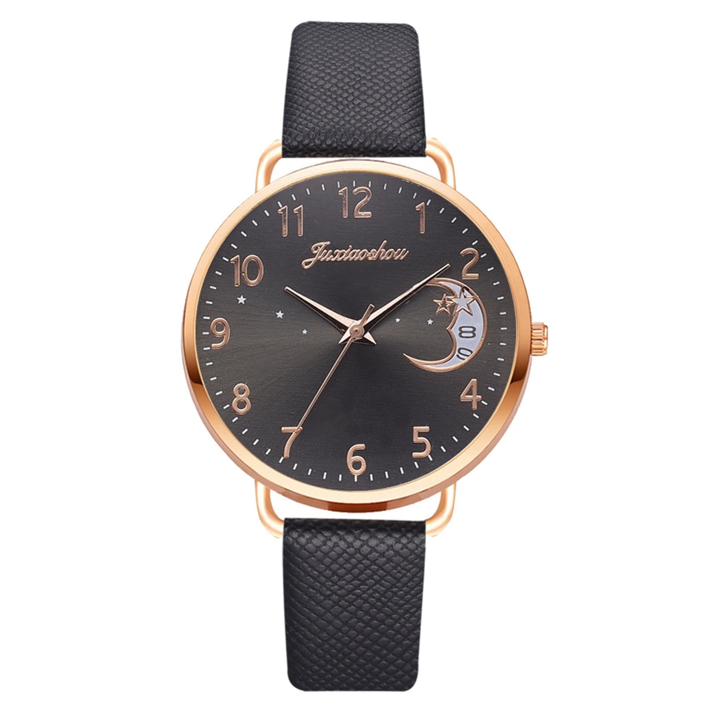 Luxury Leather Band Women's Wrist Watch - Harajuku Style