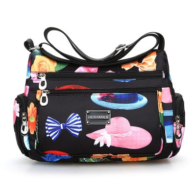 Harajuku Floral Shoulder Bag - Vintage Style Messenger Bag