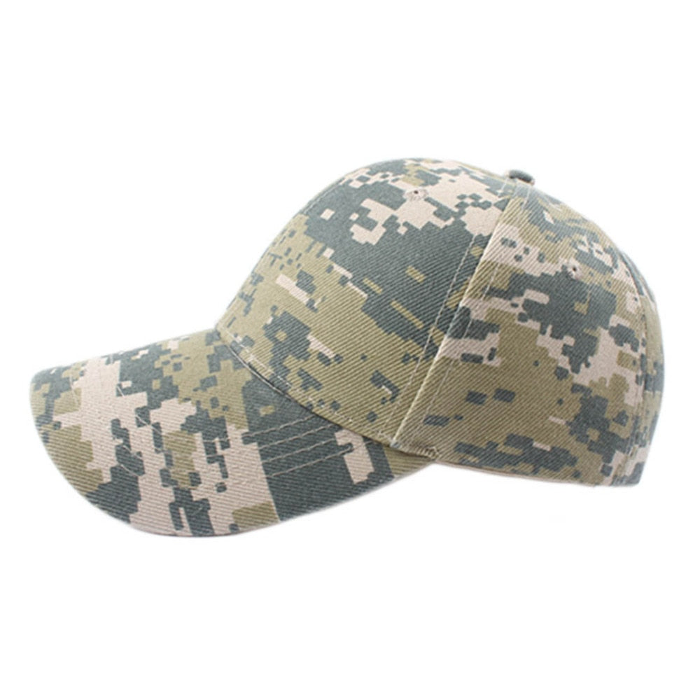 Harajuku Style Adjustable Camo Baseball Cap for Women