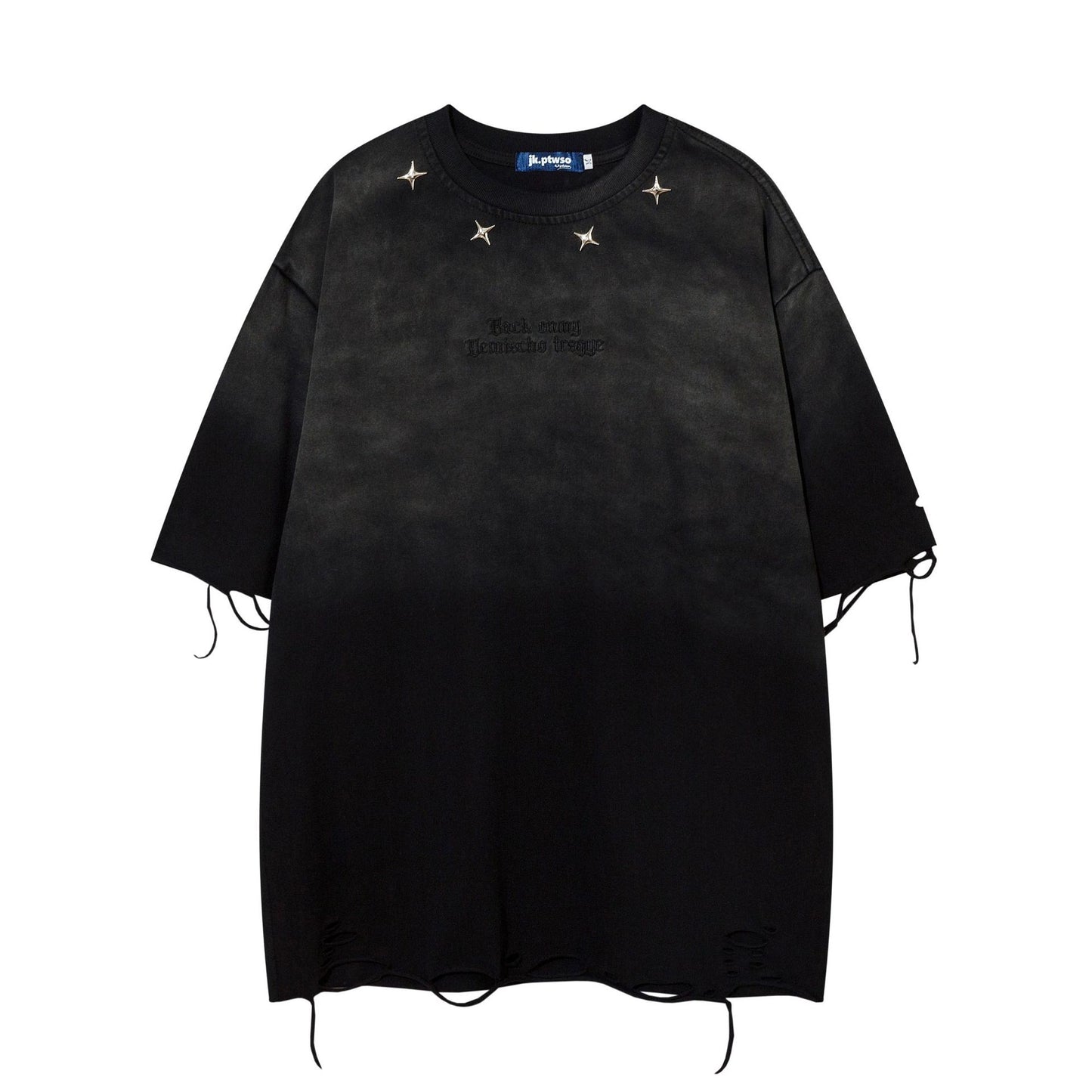 Retro Washed Tie-dye Short Sleeve T-shirt