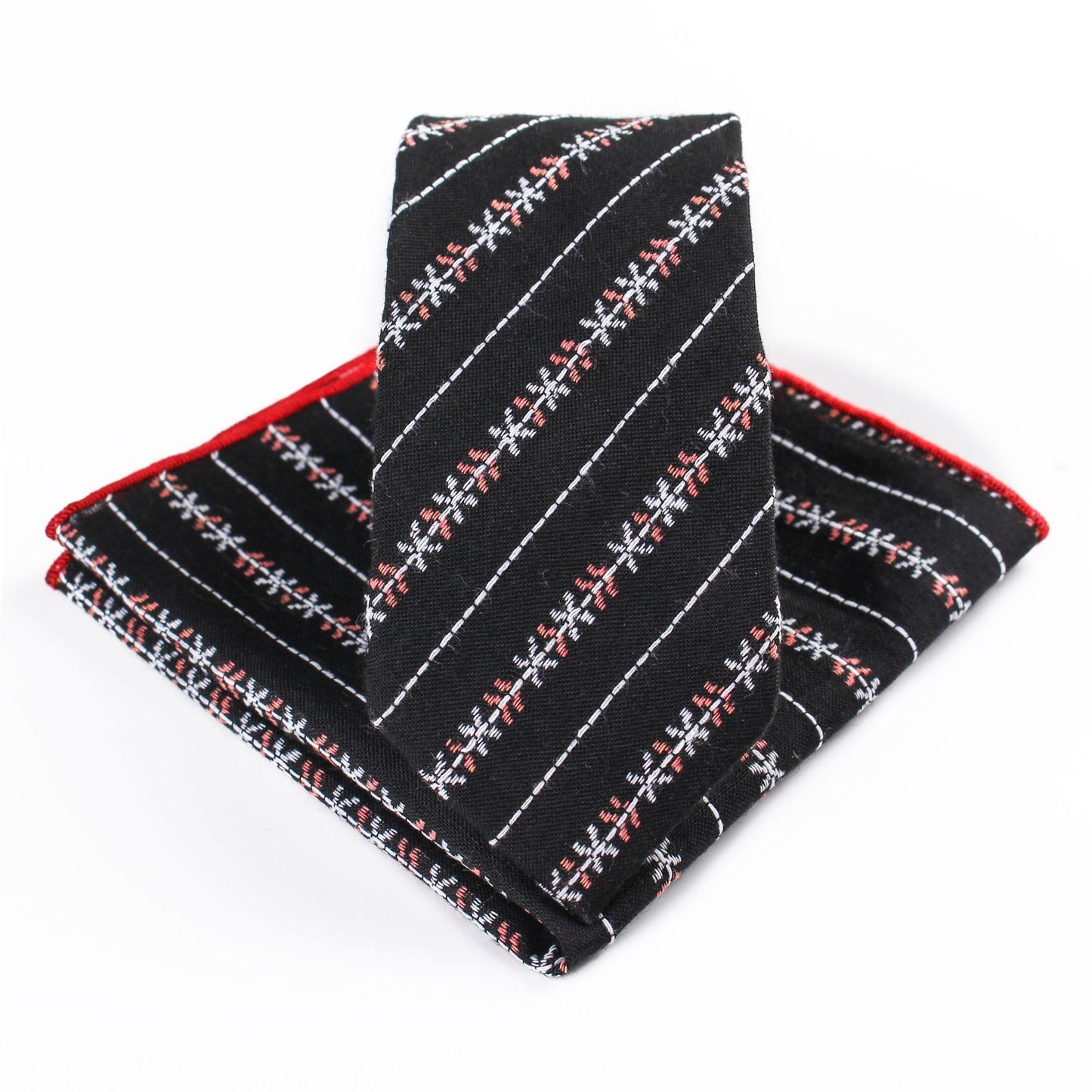 Business Casual Tie Set with Pocket Square