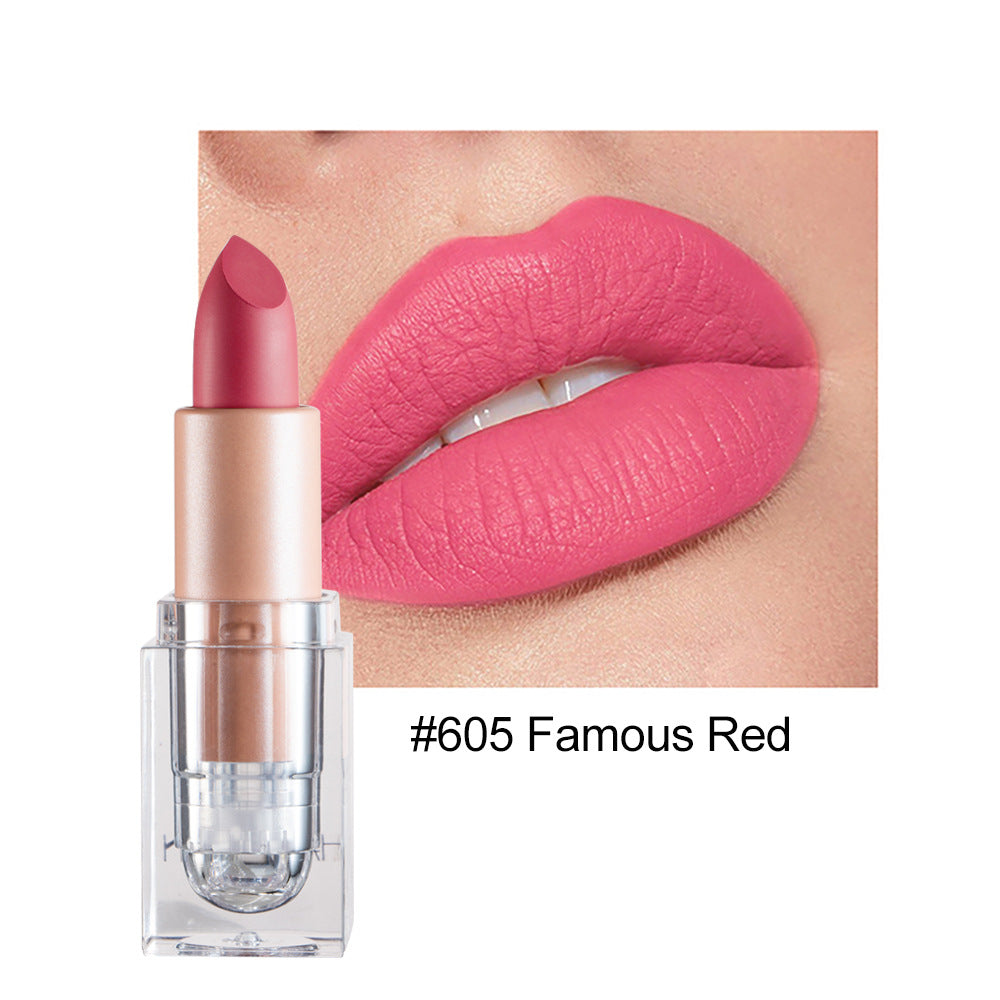 Vibrant Matte Lipstick - 12 Bold Shades