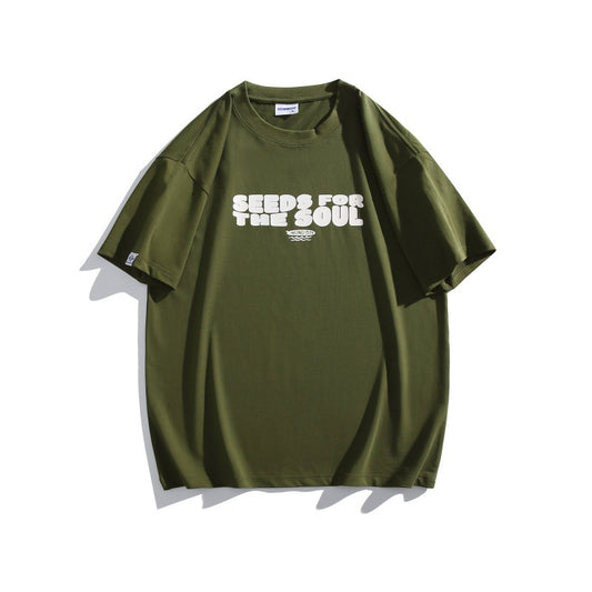 Harajuku Style Letter Printed T-Shirt for All